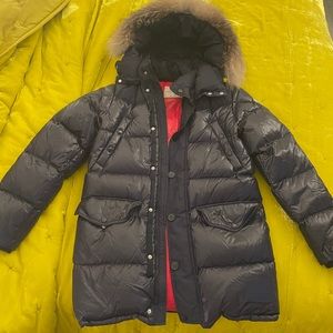 Boys navy blue Moncler size 14/16